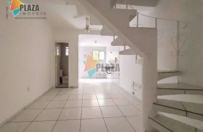 Casa com 2 dormitórios para alugar, 65 m² por r$ 2.300,00/mês - canto do forte - praia grande/sp