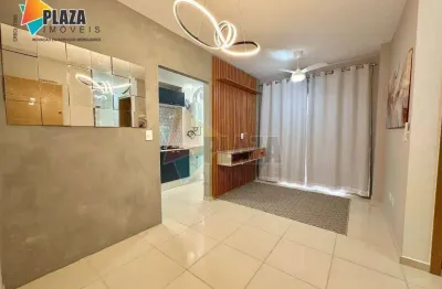 Apartamento com 2 dormitórios para alugar, 61 m² por r$ 4.000,00/mês - boqueirão - praia grande/sp