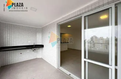 Apartamento com 2 dormitórios para alugar, 88 m² por R$ 6.000,00/mês - Canto do Forte - Praia Grande/SP