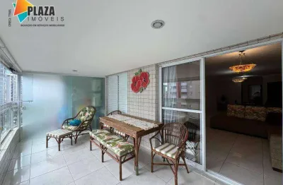 Apartamento com 3 dormitórios à venda, 138 m² por R$ 1.200.000,00 - Canto do Forte - Praia Grande/SP