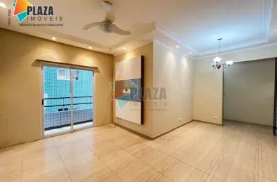 Apartamento com 2 dormitórios para alugar, 74 m² por R$ 3.000,00/mês - Canto do Forte - Praia Grande/SP