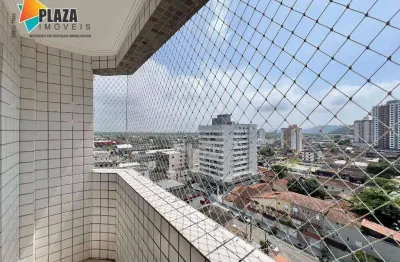 Apartamento com 2 dormitórios à venda, 60 m² por r$ 389.000,00 - vila guilhermina - praia grande/sp