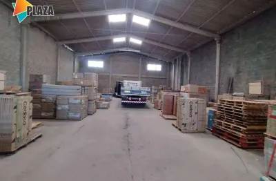 Galpão para alugar, 595 m² por r$ 35.000,00/mês - jardim anhangüera - praia grande/sp