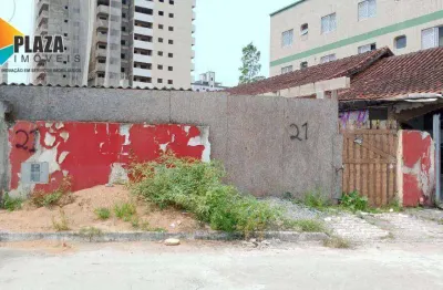 Terreno à venda, 252 m² por r$ 530.000,00 - caiçara - praia grande/sp