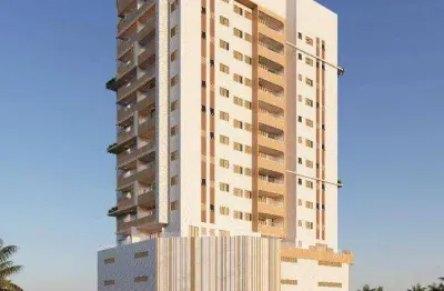 Apartamento com 2 dormitórios à venda, 61 m² por r$ 523.800,00 - vila guilhermina - praia grande/sp