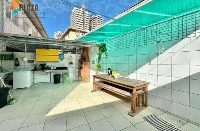 Casa com 3 dormitórios à venda, 126 m² por r$ 800.000,00 - canto do forte - praia grande/sp