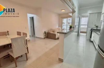 Apartamento com 2 dormitórios para alugar, 77 m² por R$ 4.500,00/mês - Aviação - Praia Grande/SP