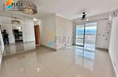 Apartamento com 2 dormitórios para alugar, 92 m² por R$ 4.800,00/mês - Boqueirão - Praia Grande/SP