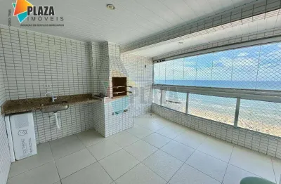 Apartamento com 3 dormitórios para alugar, 178 m² por r$ 8.000,00/mês - aviação - praia grande/sp