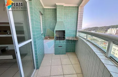 Apartamento com 1 dormitório para alugar, 40 m² por r$ 2.800,00/mês - boqueirão - praia grande/sp