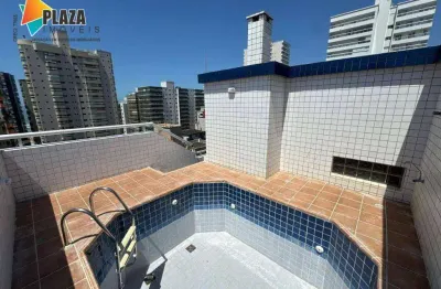 Cobertura com 3 dormitórios à venda, 194 m² por r$ 1.800.000,00 - canto do forte - praia grande/sp