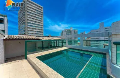 Cobertura com 3 dormitórios à venda, 192 m² por r$ 1.589.900,00 - aviação - praia grande/sp