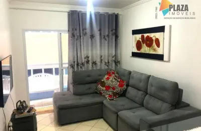 Apartamento 2 dormitórios à venda, 76 m² por r$ 465.000 - aviação - praia grande/sp