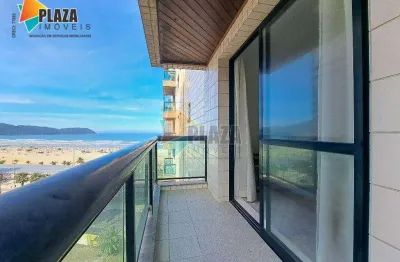 Apartamento com 1 dormitório para alugar, 61 m² por r$ 3.000,00/mês - vila guilhermina - praia grande/sp