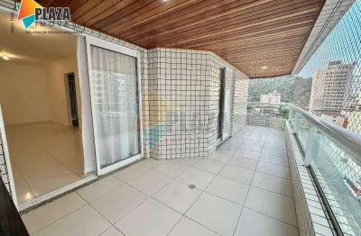 Apartamento com 3 dormitórios para alugar, 105 m² por r$ 5.200,00/mês - canto do forte - praia grande/sp