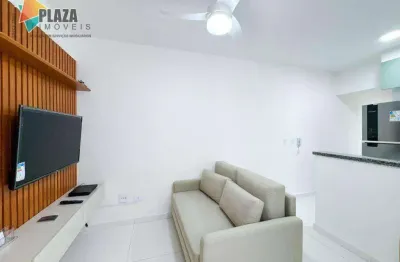 Apartamento com 1 dormitório à venda, 42 m² por r$ 350.000,00 - canto do forte - praia grande/sp