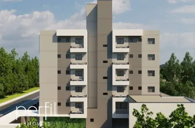 Apartamento em construção a venda com dois quartos sendo uma suíte no bairro costa e silva - joinville/ sc