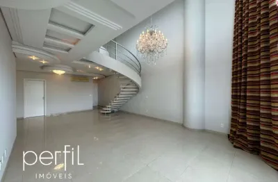 Cobertura duplex a venda com três suítes no bairro centro - joinville/ sc