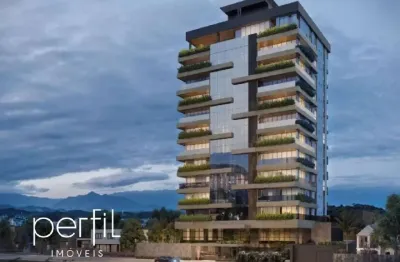 Apartamento em construção à venda - 4 suítes, sendo 1 máster - bairro américa - joinville/sc.