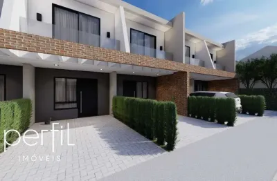 Sobrado geminado a venda com dois quartos sendo duas suítes no bairro boa vista - joinville/ sc