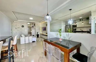 Apartamento 1 suíte + 2 quartos e 2 vagas de garagem no bairro saguaçu - joinville, sc