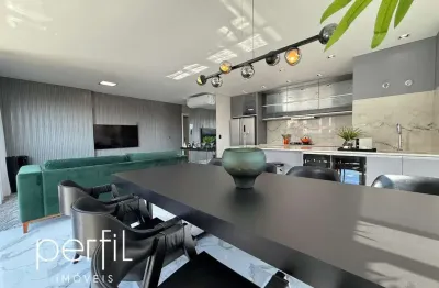 Apartamento porteira fechada com 3 suítes e 2 vagas de garagem no bairro américa - joinville, sc