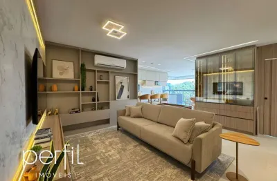 Apartamento decorado com 3 dormitórios sendo 1 suíte e 2 vagas de garagem no bairro bom retiro - joinville, sc