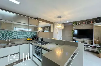 Cobertura duplex com 1 suíte + 2 dormitórios e 2 vagas de garagem no bairro santo antonio - joinville, sc