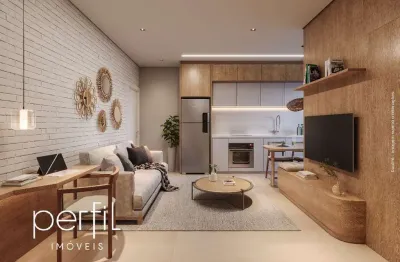 Apartamento 1 suíte + 1 dormitório e 1 vaga de garagem coberta em construção no bairro glória - joinville, sc