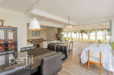 Sobrado com 4 dormitórios sendo 2 suítes e 1 suíte master com 4 vagas de garagem no bairro bom retiro - joinville, sc