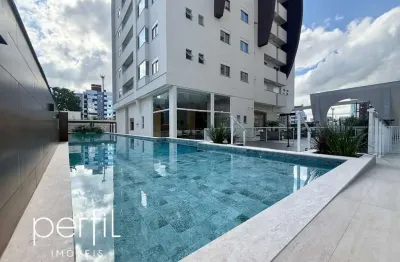 Apartamento de luxo no coração do bairro América em Joinville-SC: 3 suítes, 2 salas, 4 banheiros, 2 vagas e 110m². Venha conferir!