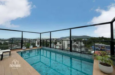 Apartamento studio à venda, 37 m² por r$ 371.163 - saguaçu - joinville/sc