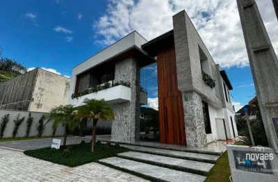 Sobrado com 3 suítes à venda, 341 m² por r$ 2.750.000 - centro (pirabeiraba) - joinville/sc