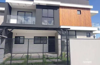 Sobrado novo com suíte e 2 dormitórios à venda, 151 m² por r$ 990.000 - bom retiro - joinville/sc - analisa permuta!