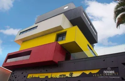 Sala para alugar, 33 m² por r$3.500,00/mês - bom retiro - joinville/sc