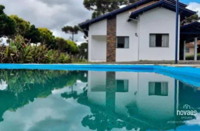 Chácara com 1 suíte + dormitórios à venda, 7569 m² por r$ 1.100.000 - são miguel - campo alegre/sc