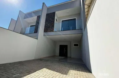 Sobrado com 3 dormitórios à venda, 147 m² por r$ 829.000,00 - bom retiro - joinville/sc