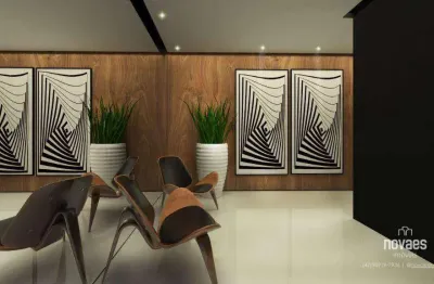 Apartamento com 2 dormitórios sendo uma suíte à venda, 56 m² por r$ 373.659 - atiradores - joinville/sc