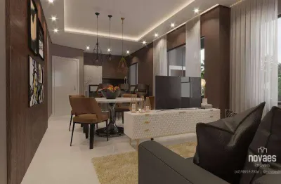 Apartamento com 2 dormitórios à venda, 80 m² por r$ 454.500 - costa e silva - joinville/sc