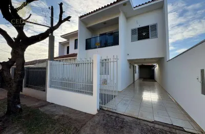 Sobrado com 03 quartos para locação em paiçandu, pr