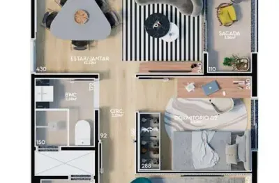 Apartamento à venda em maringá, jardim aclimação, com 2 quartos, com 52.62 m², wit residences