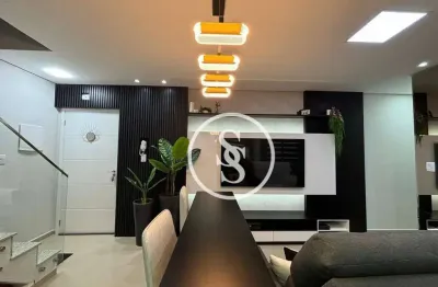 Cobertura com 2 dormitórios à venda, 82 m² por r$ 696.000,00 - jardim bela vista - santo andré/sp