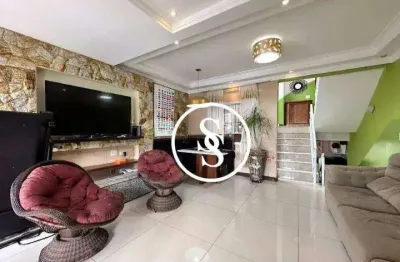 Sobrado com 3 dormitórios à venda, 180 m² por r$ 800.000,00 - taboão - são bernardo do campo/sp