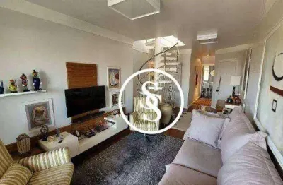 Cobertura duplex com 3 dormitórios à venda,  219 m² por r$ 1.080.000 - centro - são bernardo do campo/sp