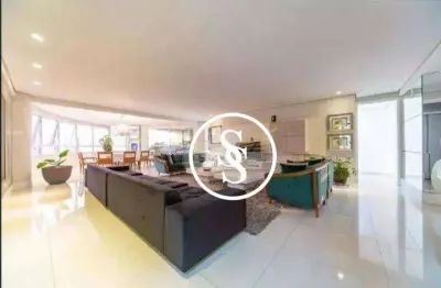 Apartamento mobiliado, com 4 suítes, 4 vagas  à venda, 275 m² de área privativa por r$ 3.550.000 - jardim - santo andré/sp.