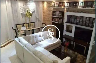 Sobrado com 3 dormitórios à venda, 218 m² por r$ 1.200.000,00 - jardim das maravilhas - santo andré/sp