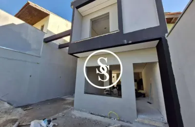 Casa sobrado novo com 160 m², 3 suítes, 4 vagas de garagem, por r$ 1.190.000,00 - independência - são bernardo do campo/sp