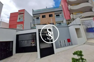 Apartamento novo sem condomínio com 130 m² de área total privativa, 3 dormitórios, 2 vagas de garagem, por r$ 580.000,00 - bairro paraíso - santo andr