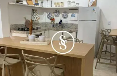 Apartamento com 2 dormitórios, suíte, 55 m² de área privativa, à venda por r$ 359.000,00 - vila tupi - praia grande/sp