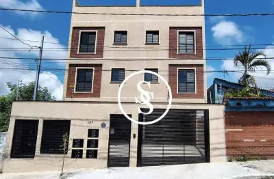 Cobertura nova sem condomínio com 106 m², 2 dormitórios, suíte e 2 vagas, à venda por 465.000,00 - vila vitória - santo andré/sp